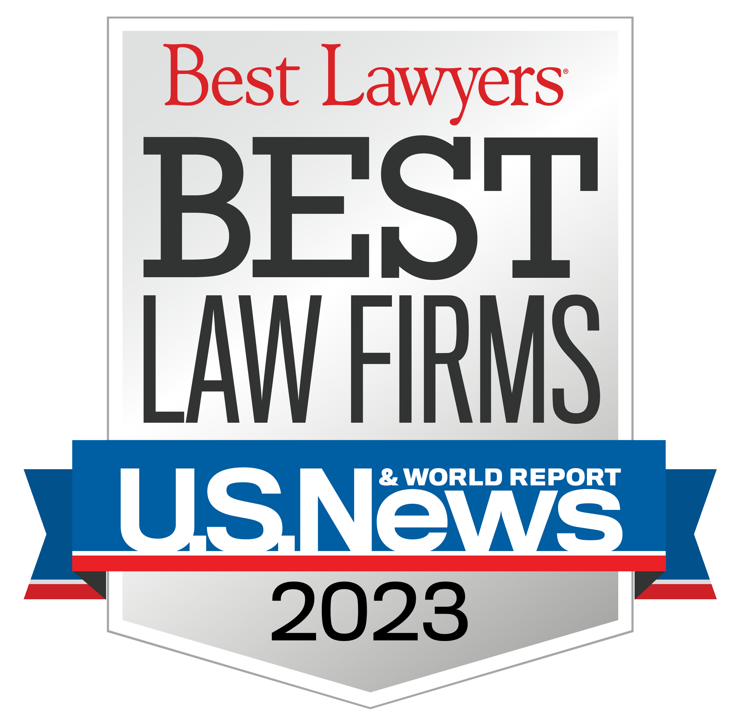 Best Personal injury Law Firms 2023 Badge